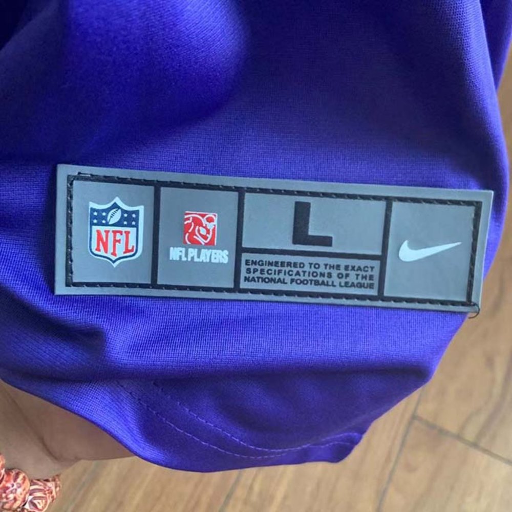 Nike Mens Minnesota Vikings Justin Jefferson #18 Purple Jersey - Picture 10 of 11